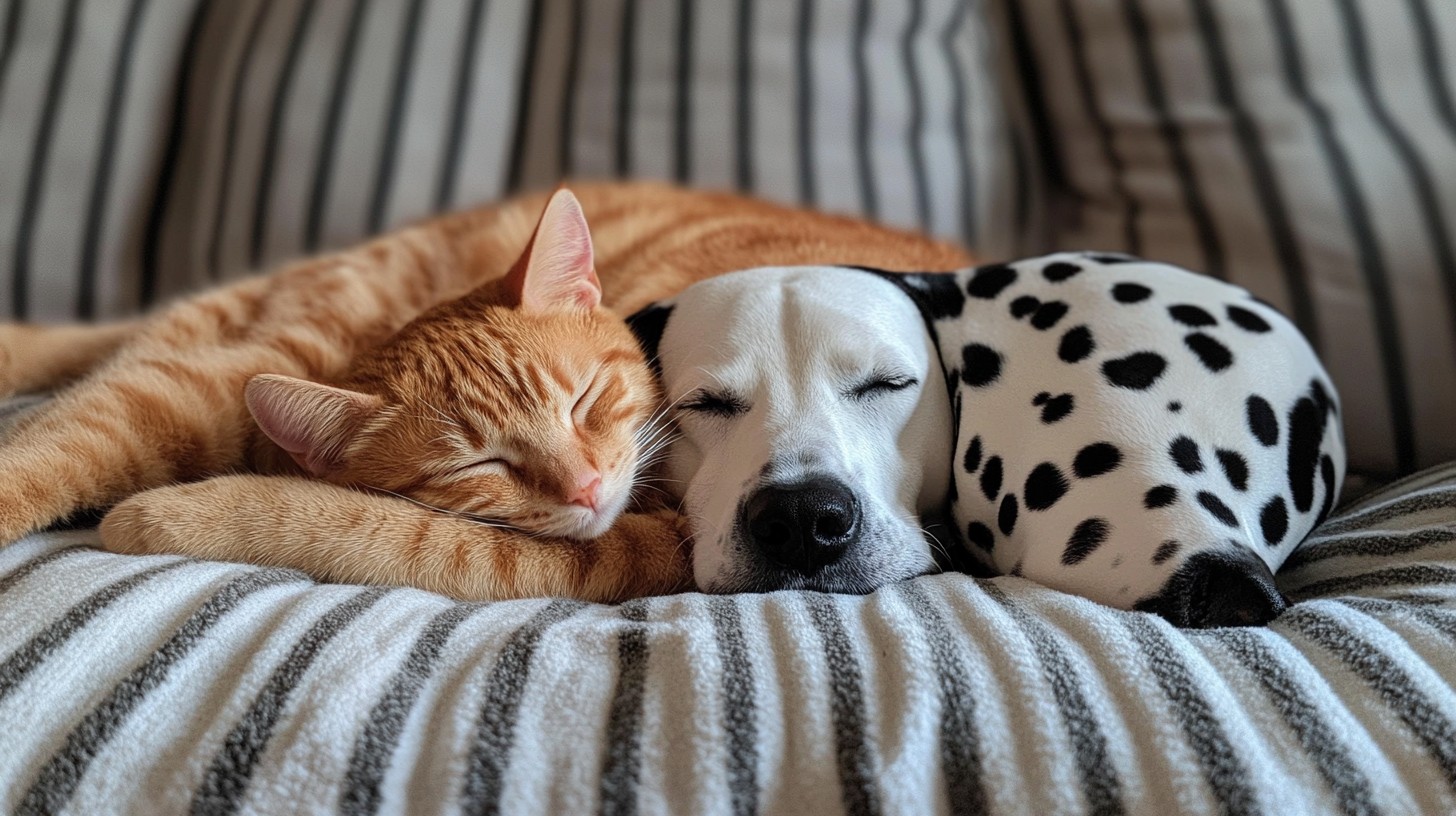 Dog and cat